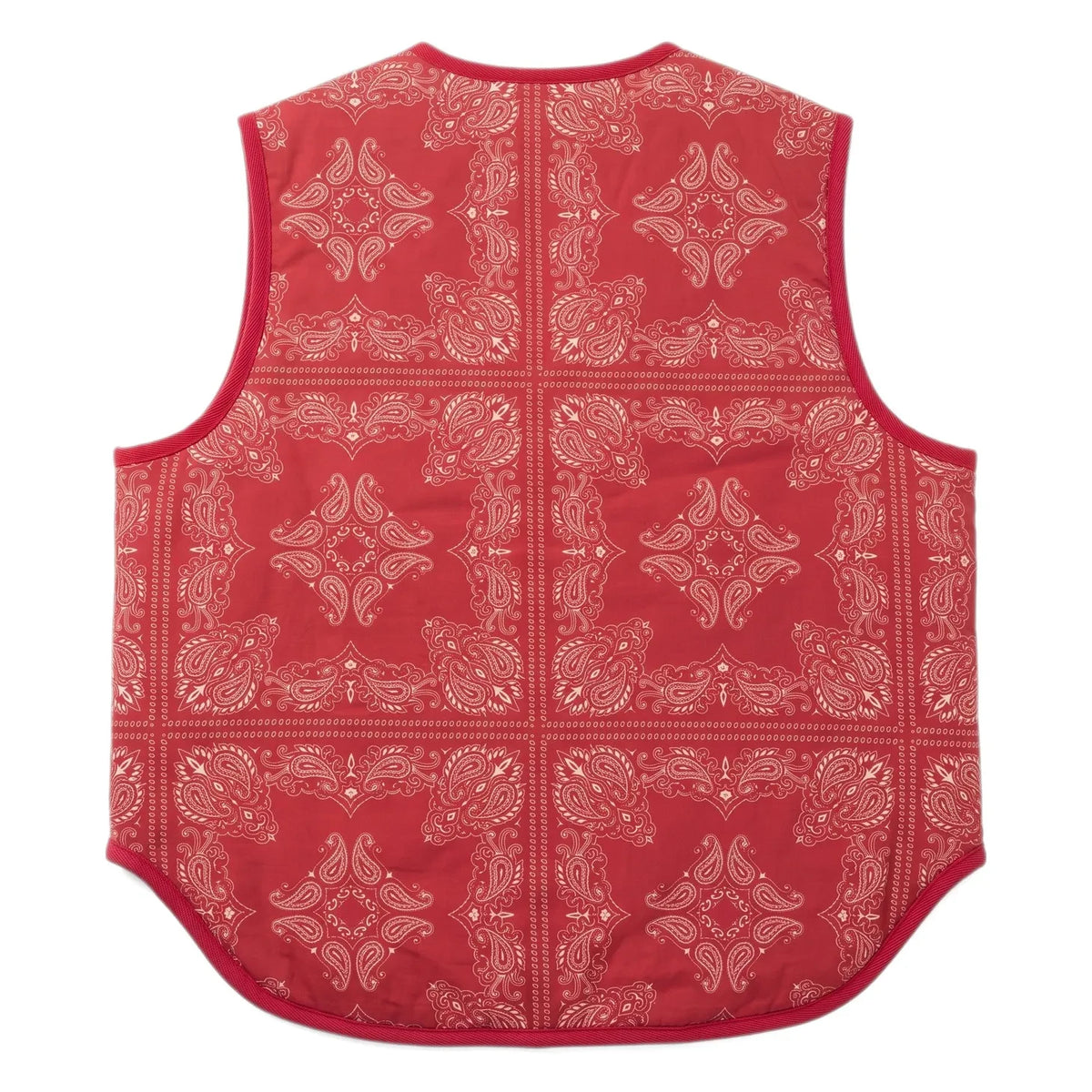 Hundred Pieces - Maria Bandana Sleeveless Jacket | Dark Red