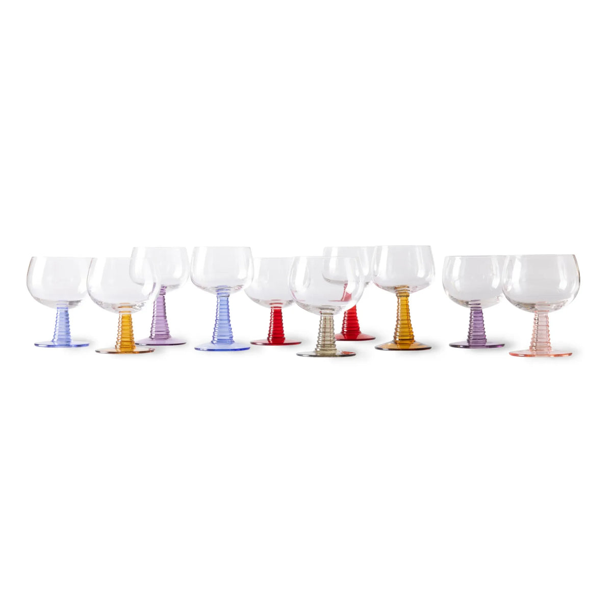 HKliving - Swirl Glass | Nude