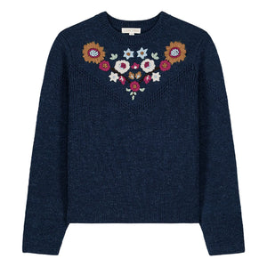 Louise Misha - Darina Sweater - Women's Collection | Navy