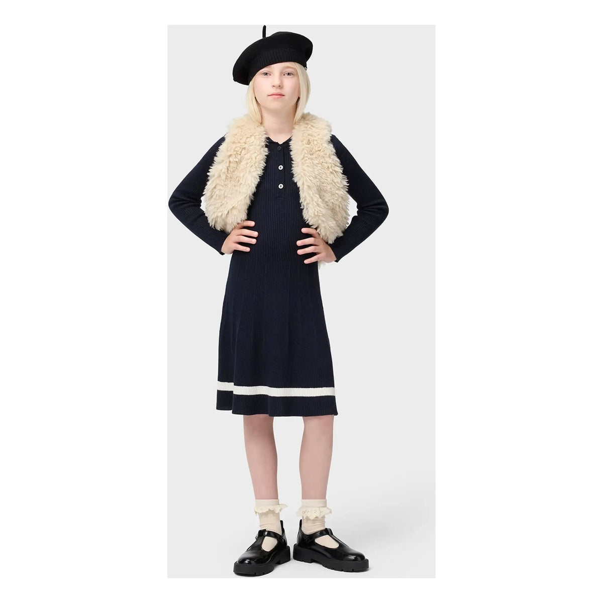 Molo - Hatcha sleeveless vest Made from recycled fibers | Ivory