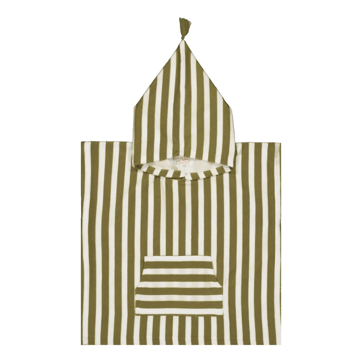 Rose in April - Suzon Striped Beach Cover-up | Khaki