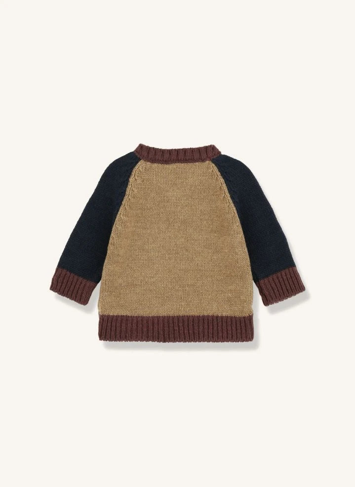 1+ in the family - Patrick Merino Wool Sweater | Brown