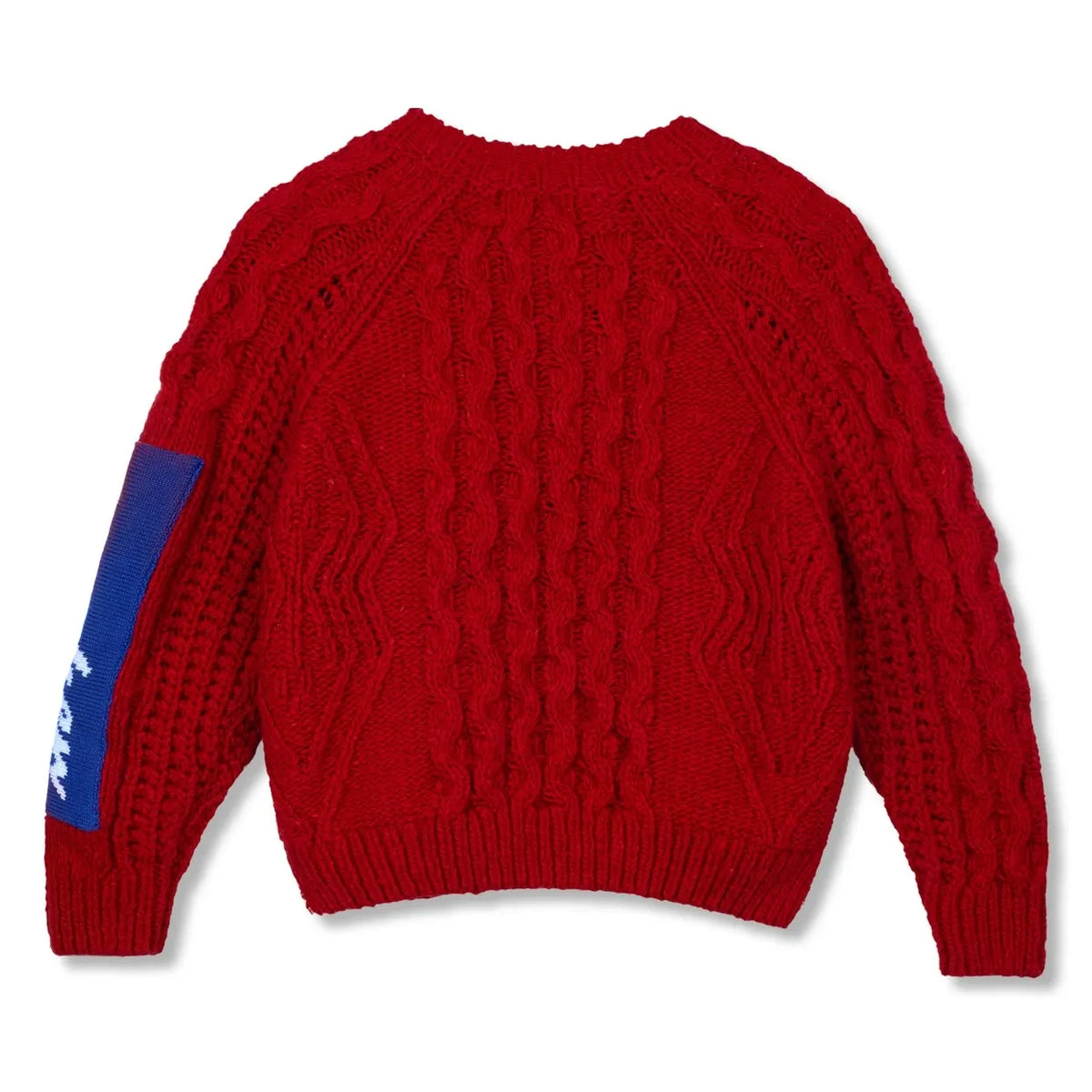 Wynken - Aran cardigan | Red