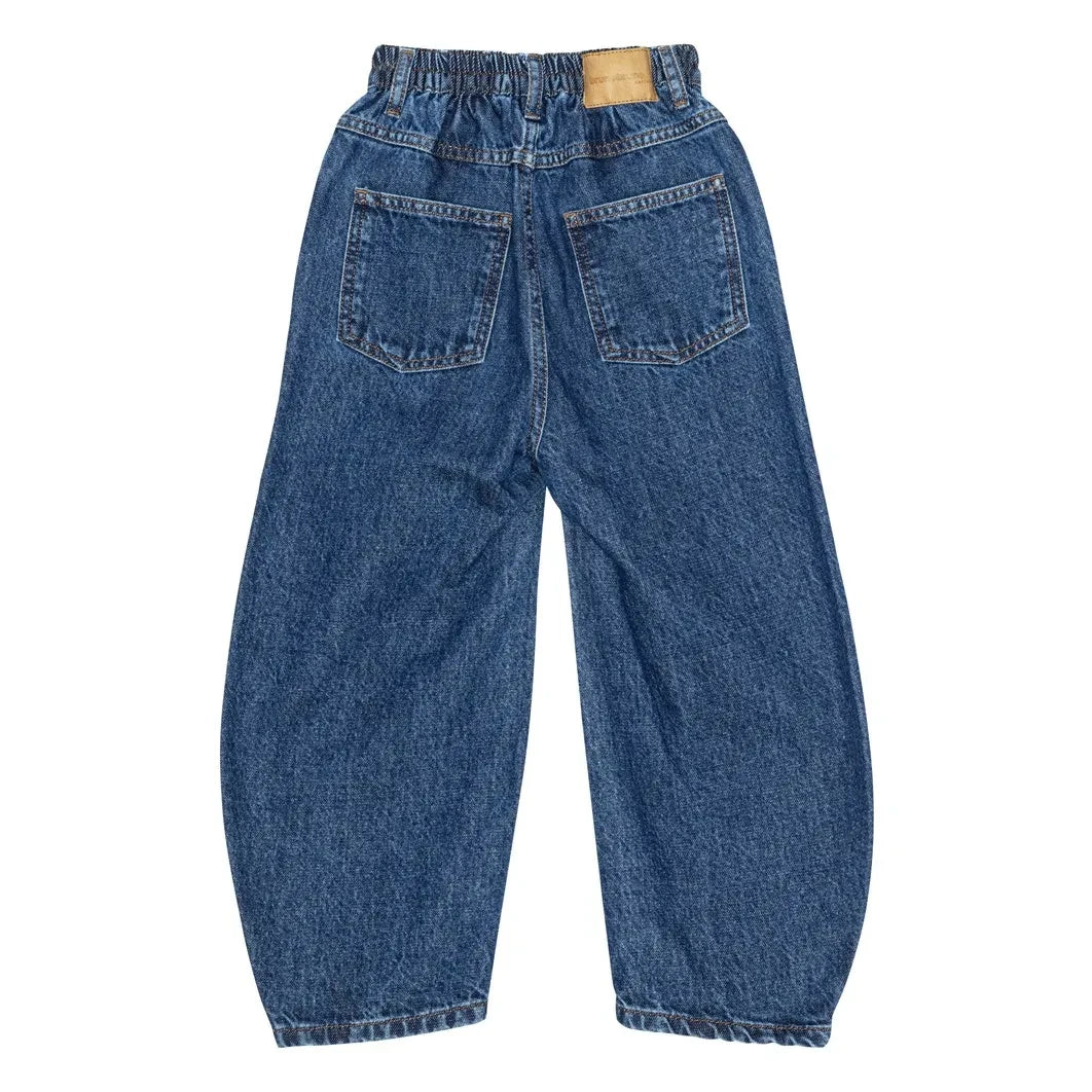 brunobruno nation - Organic Cotton Jean Balloon Daon | Blue