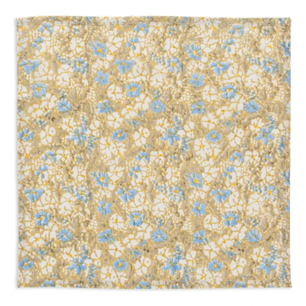 Le Monde Sauvage - Madras Napkin - 8-Pack | Yellow