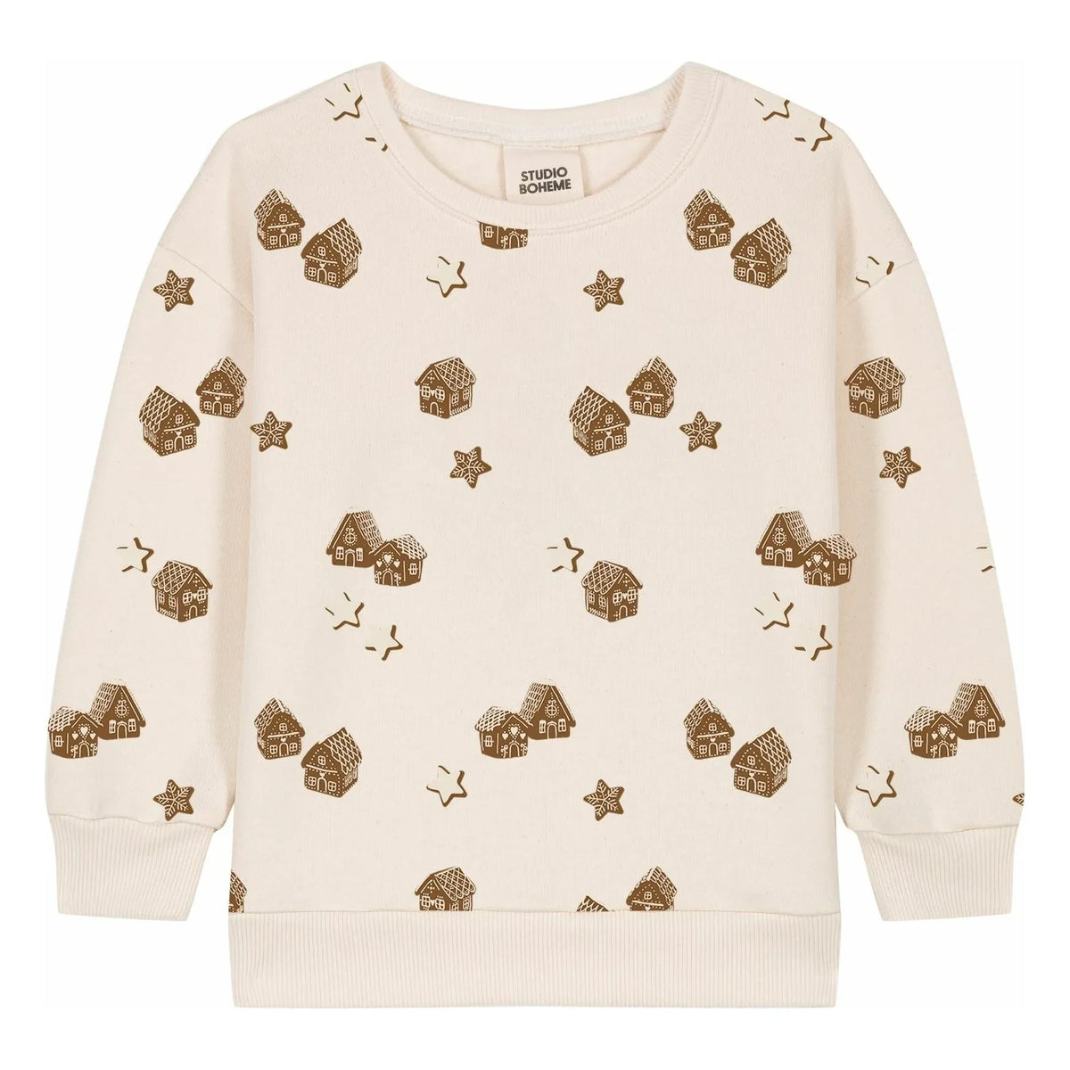 Studio Bohème - Noel Bear Sweatshirt Organic Cotton | Ecru