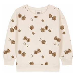 Studio Bohème - Noel Bear Sweatshirt Organic Cotton | Ecru