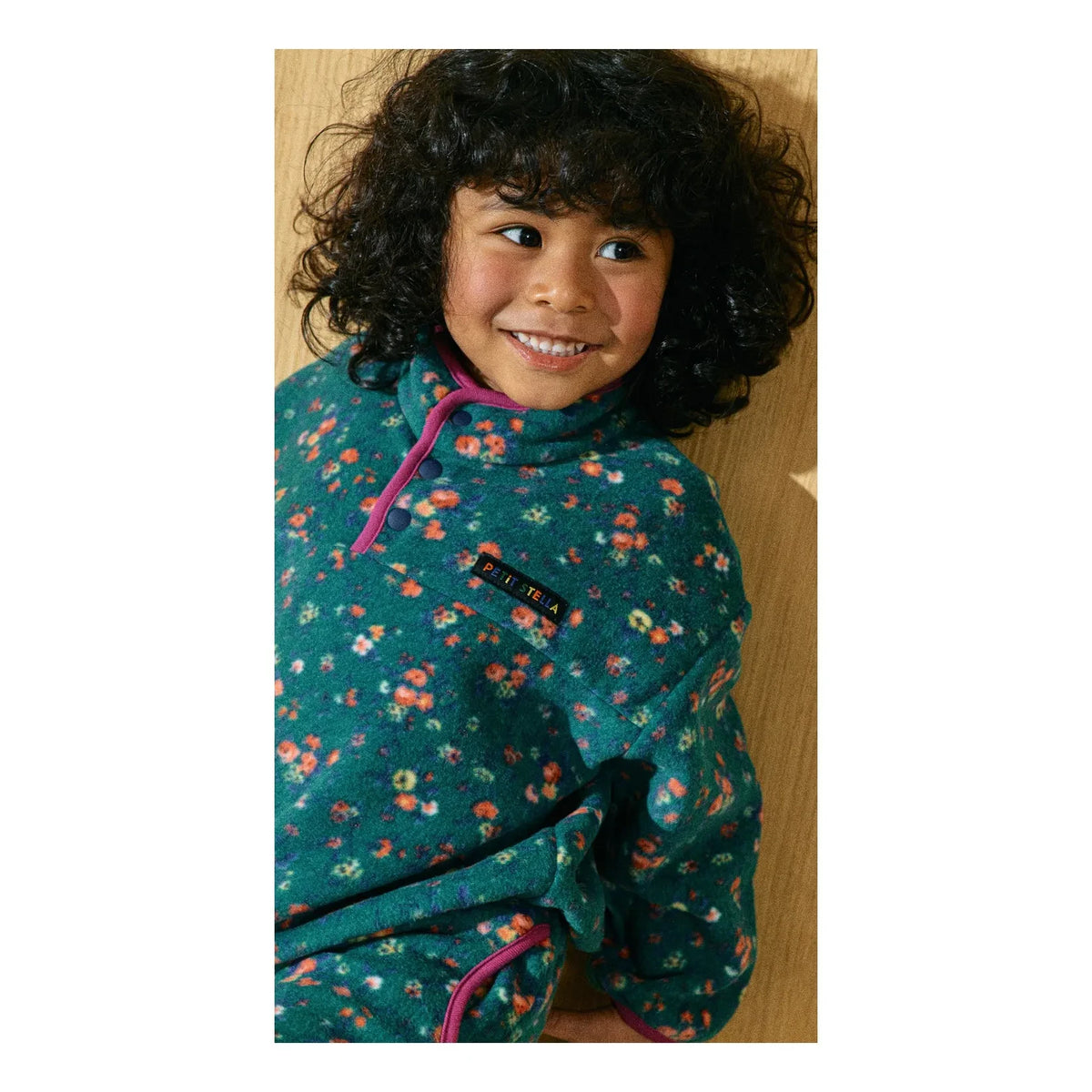 Petit Stella - Floral Fleece Set | Green