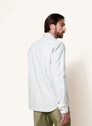 Homecore - Tokyo Sapporo Striped Shirt | Light Blue