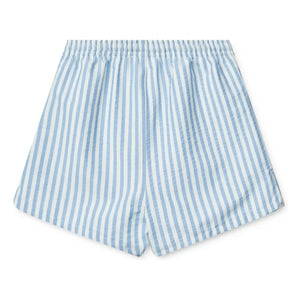 Liewood - Aiden Seersucker Recycled Fiber Swimsuit Shorts | Light Blue
