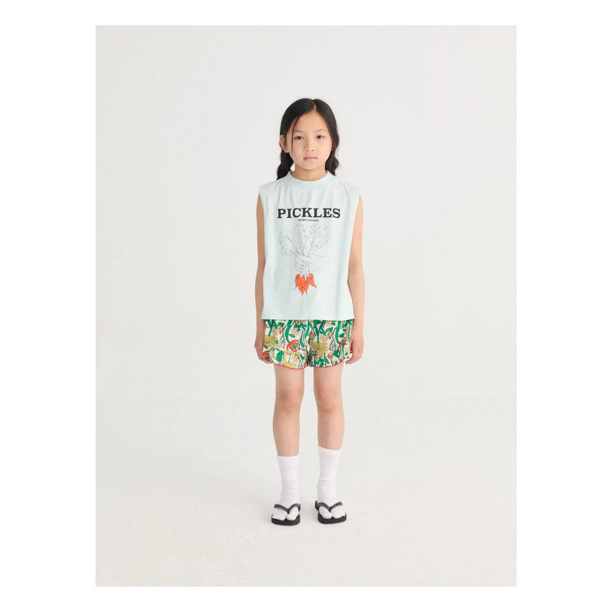 Bobo Choses - Organic Cotton Ruffled Shorts | White