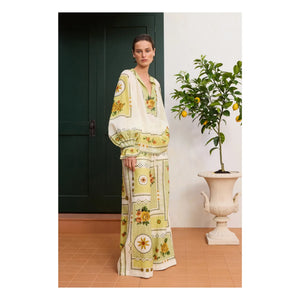 Alémais - Dixie Linen Trousers | Yellow