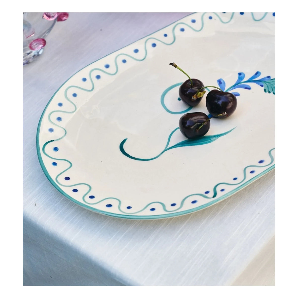 Anna + Nina - Indigo Plate | Blue