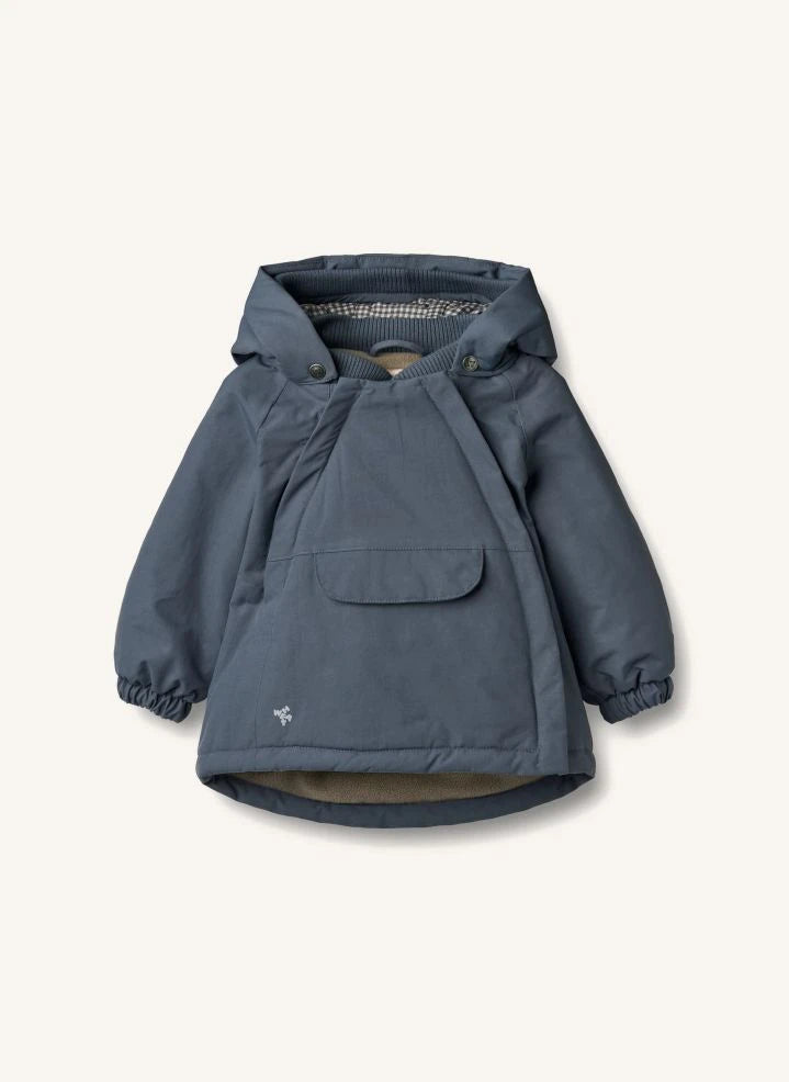 Wheat - Sascha Parka Made from Recycled Fibers | Blue