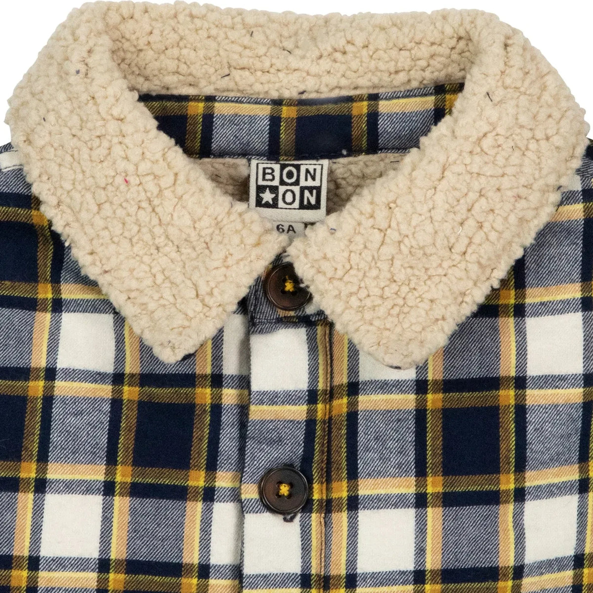 Bonton - Piloti Checkered Jacket | White