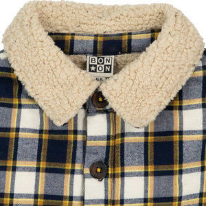 Bonton - Piloti Checkered Jacket | White