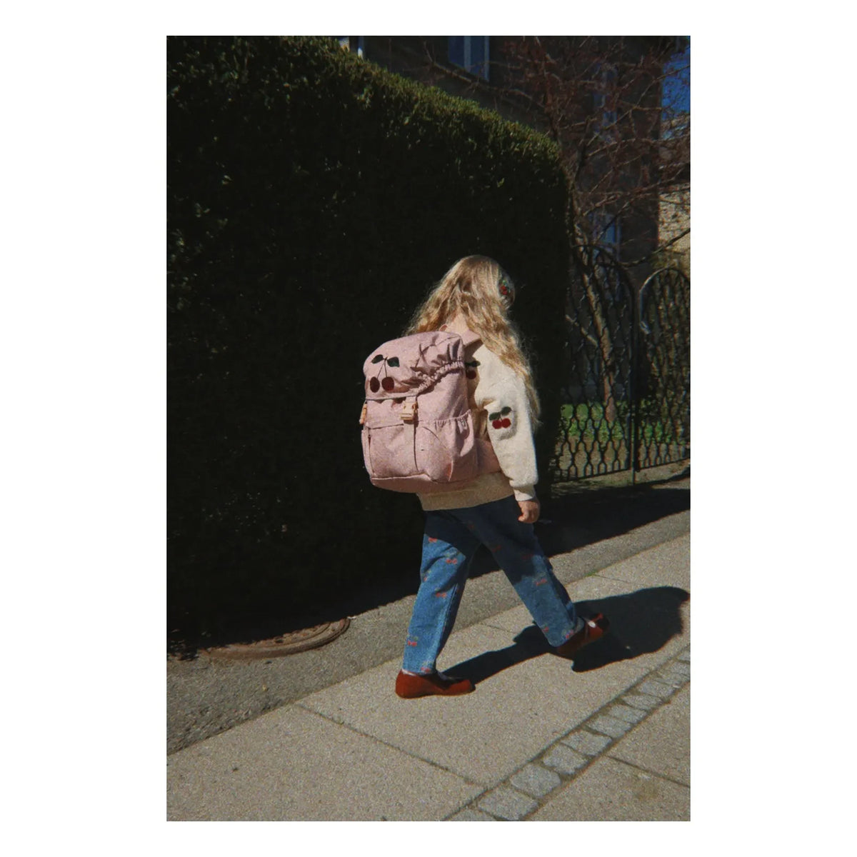 Konges Sløjd - Clover Cerises Backpack | Pink
