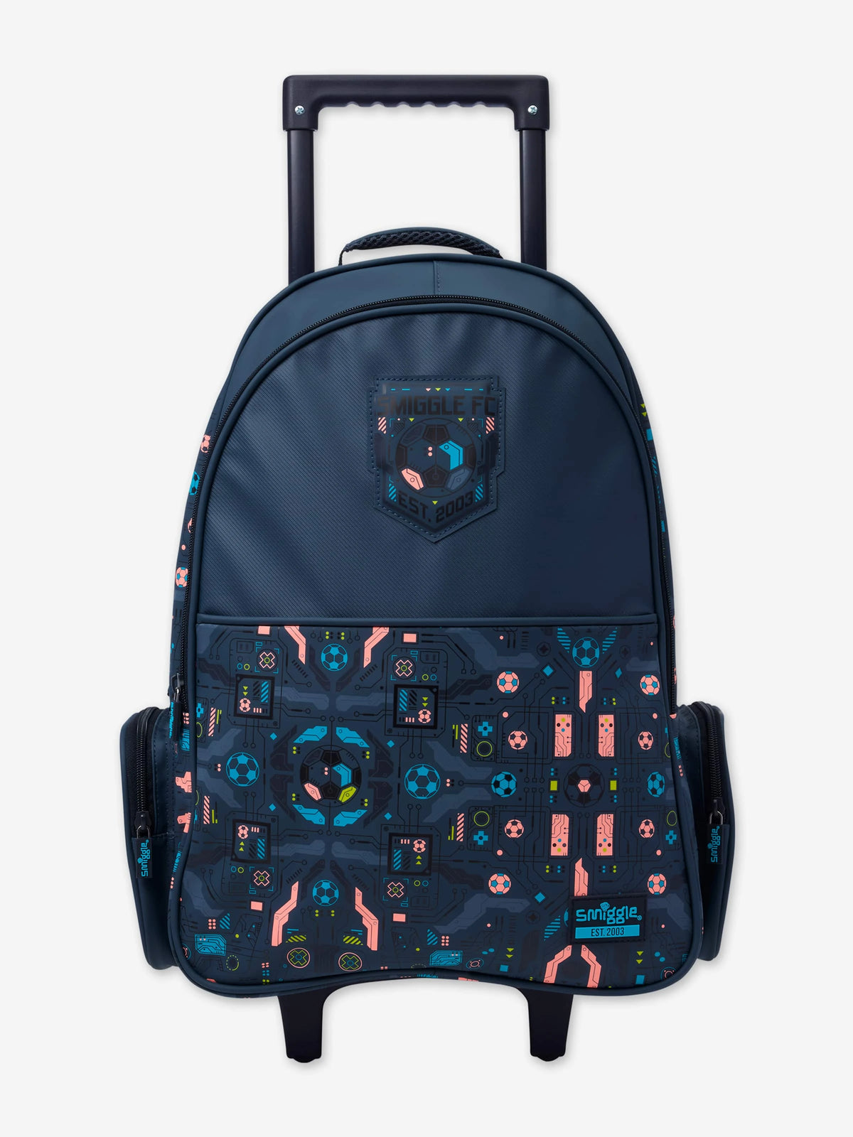 Smiggle - Power Play Light-Up Wheeled Trolley Backpack