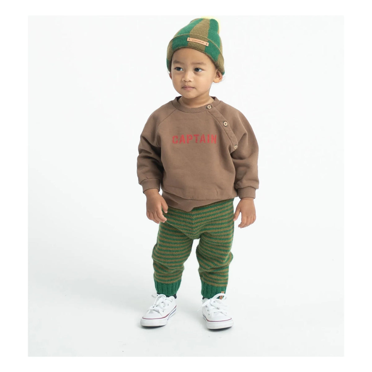 Piupiuchick - Captain Sweatshirt Organic Cotton | Brown