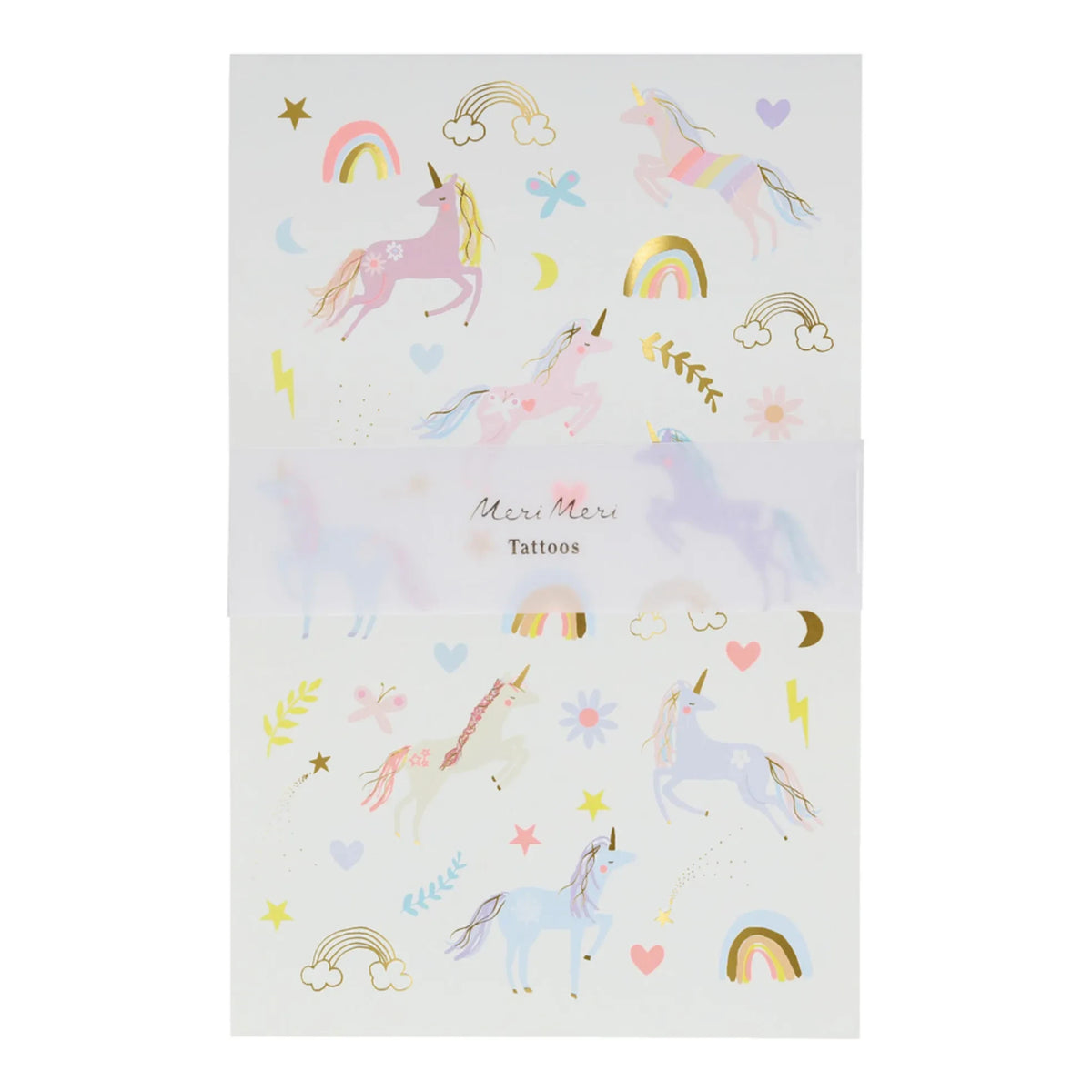 Meri Meri - Temporary Unicorn Tattoos