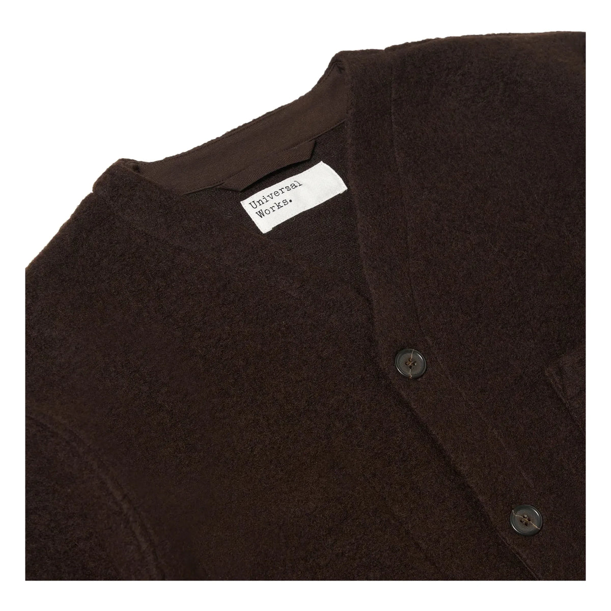 Universal Works - Cardigan | Brown
