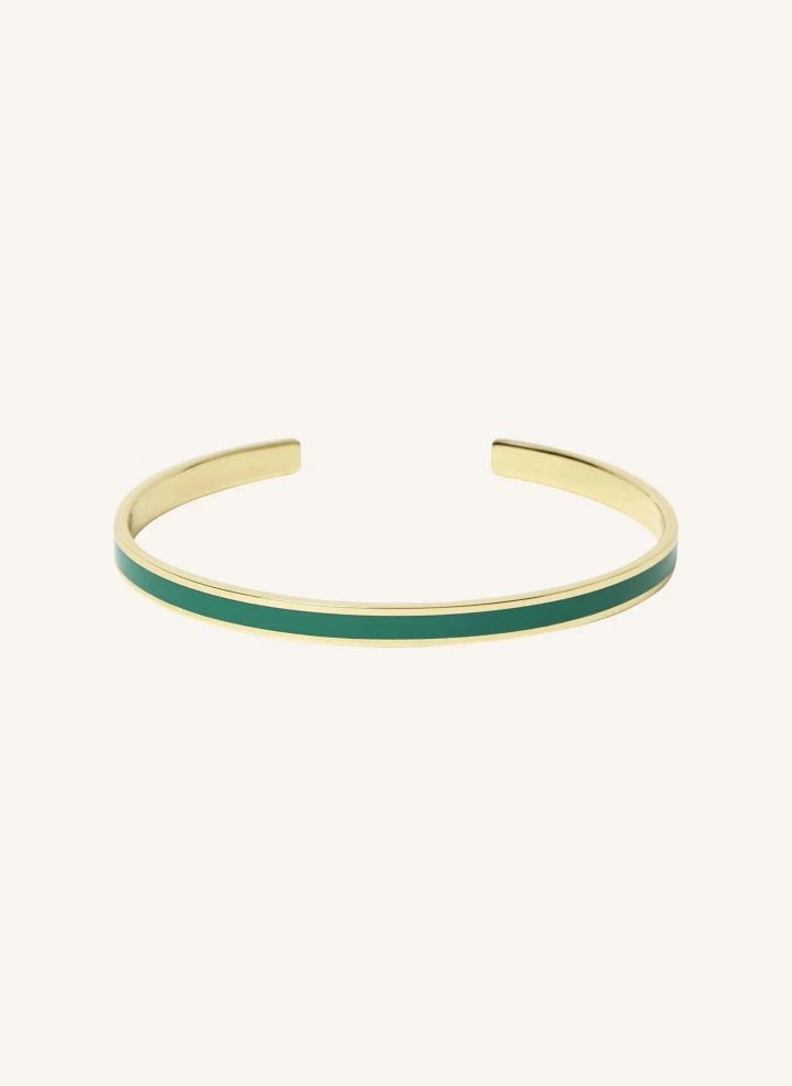 Bangle Up - Emerald green cuff