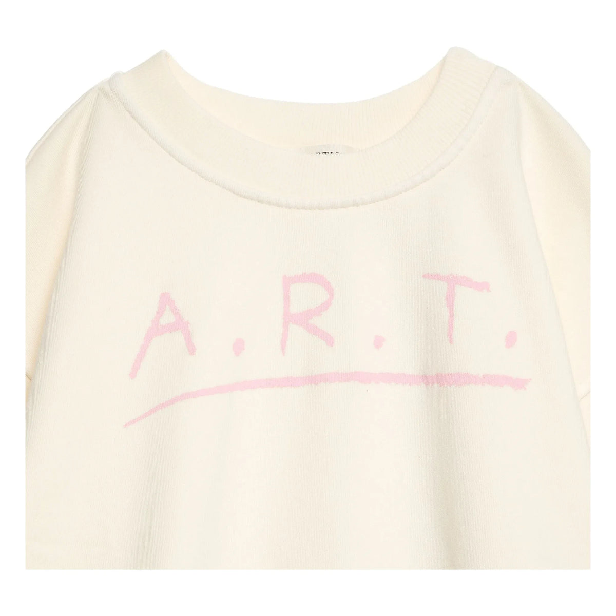True Artist - Short Sleeve Sweatshirt N°13 Organic Cotton | Cream