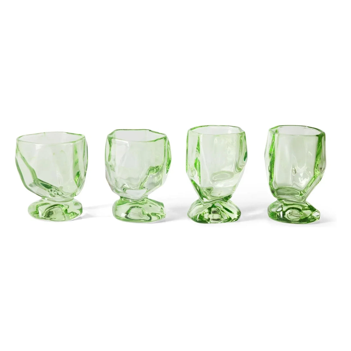 HKliving - Nienke Sikkema Stemmed Glasses | Green