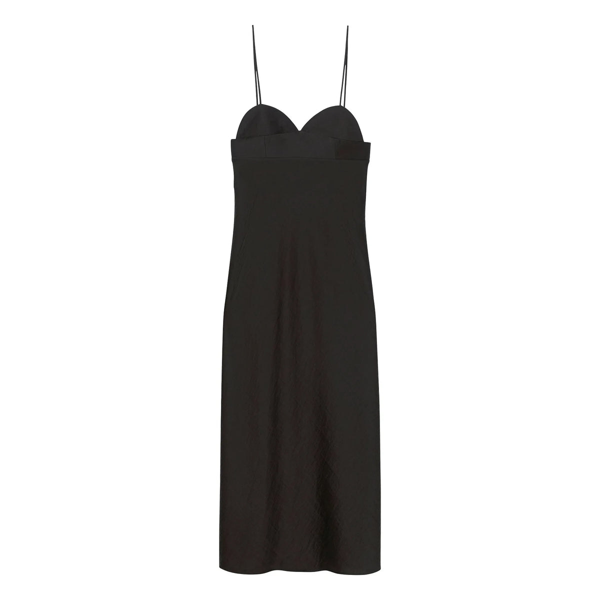 Cordera - Sweetheart Neckline Dress | Black
