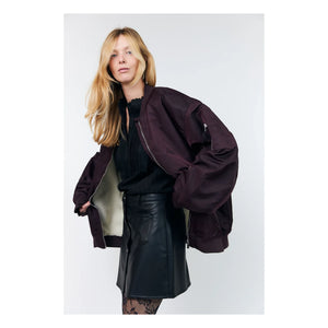 Lollys Laundry - Bomber Lilac | Bordeaux