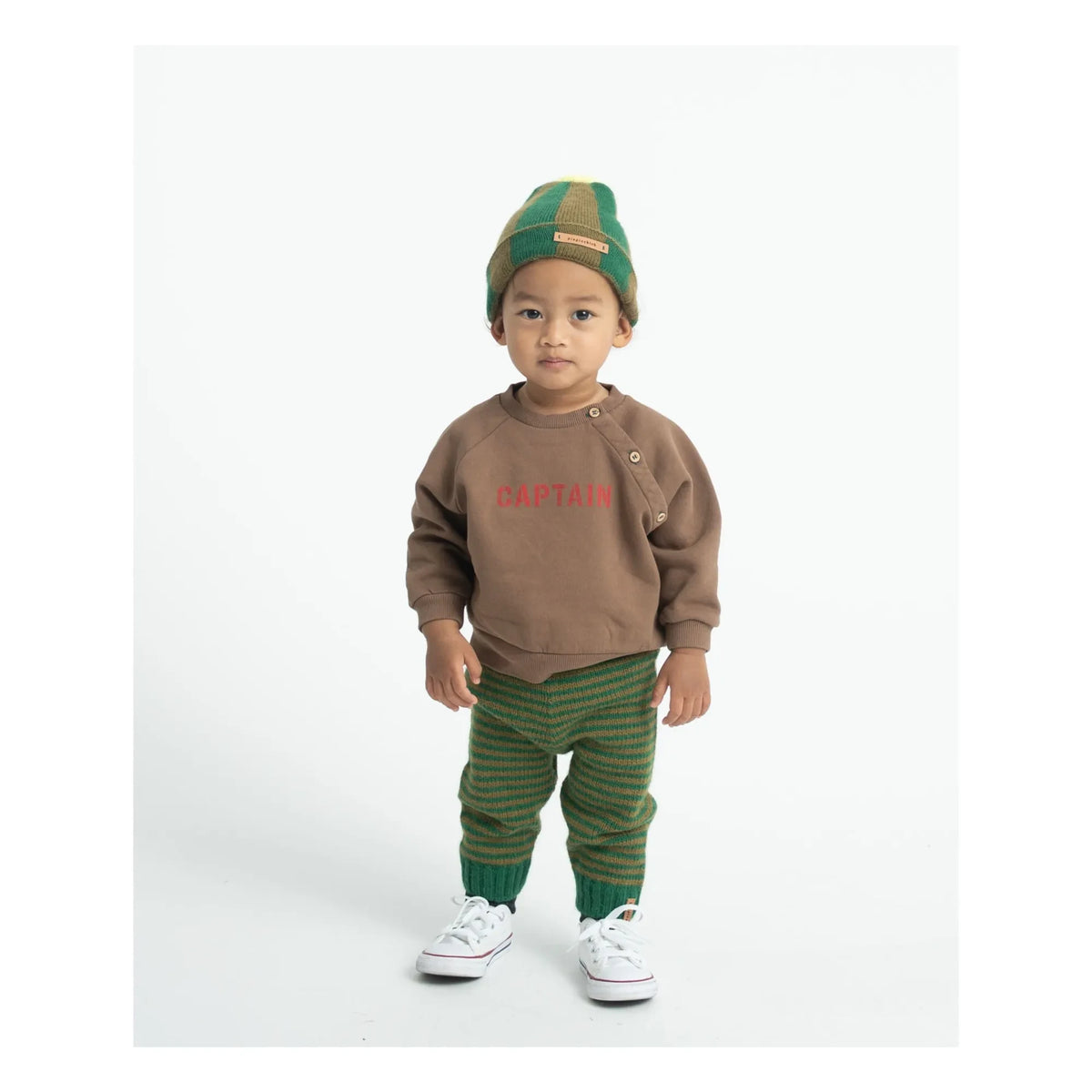 Piupiuchick - Captain Sweatshirt Organic Cotton | Brown