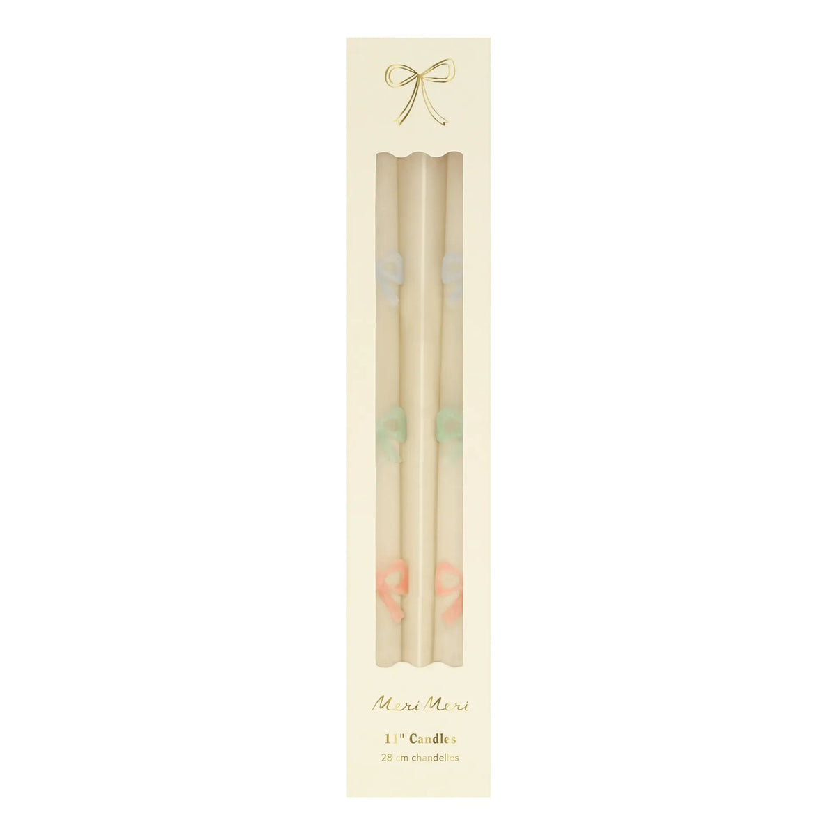 Meri Meri - Pink Knotted Candles - Set of 2