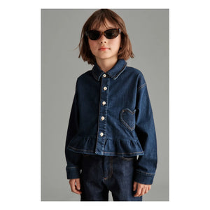 Mipounet - Love Denim Shirt | Dark Blue
