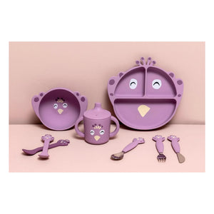 Trixie - Mrs. Peacock Suction Silicone Bowl | Purple