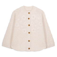 Louise Misha - Khallane Wool Cape | Cream