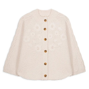 Louise Misha - Khallane Wool Cape | Cream