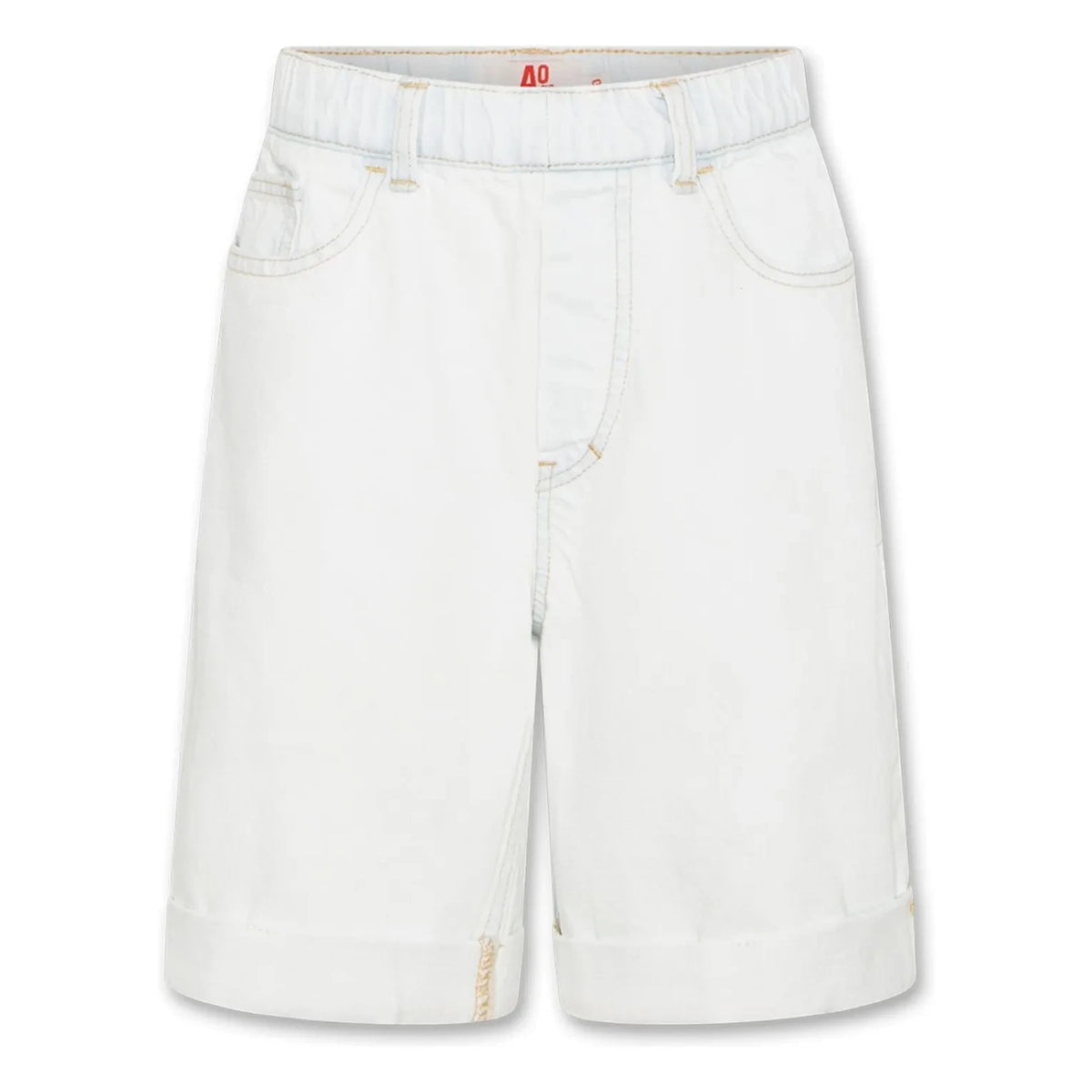 AO76 - Adamo Jean Shorts | White