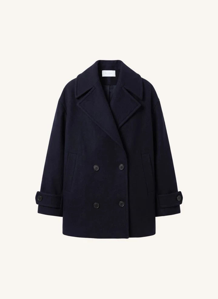 By Bar - Scott Wool Coat | Navy