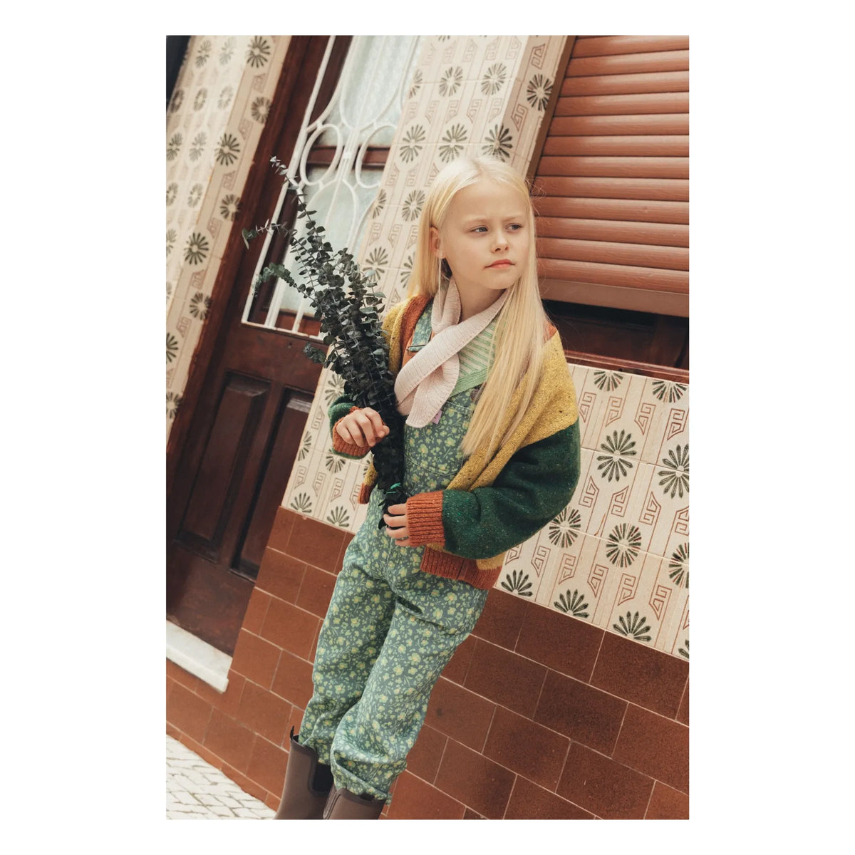 Favorite People - Floral Print Overall | Green