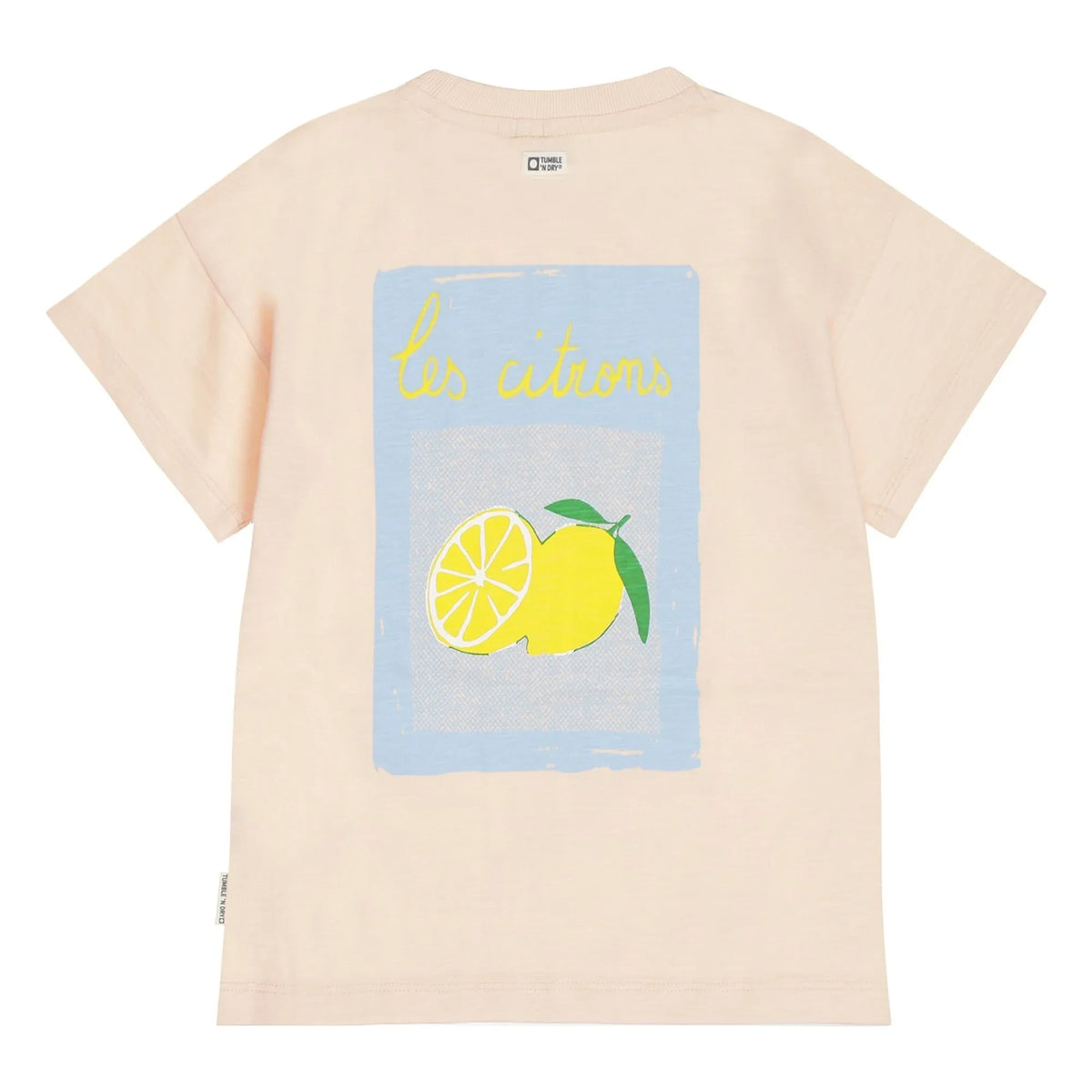 Tumble N'Dry - Oversize T-Shirt Lemons Organic cotton | Peach