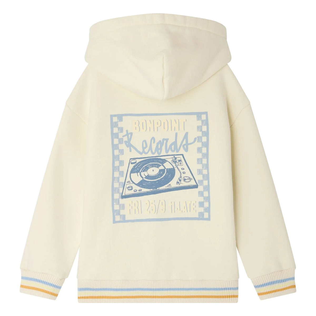 Bonpoint - Elroy Ecusson Hooded Sweatshirt Organic Cotton | Ekru