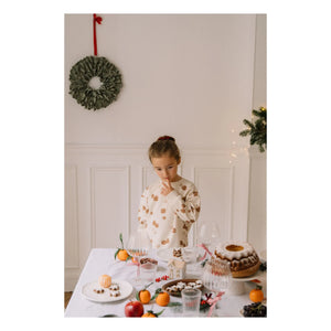 Studio Bohème - Noel Bear Sweatshirt Organic Cotton | Ecru