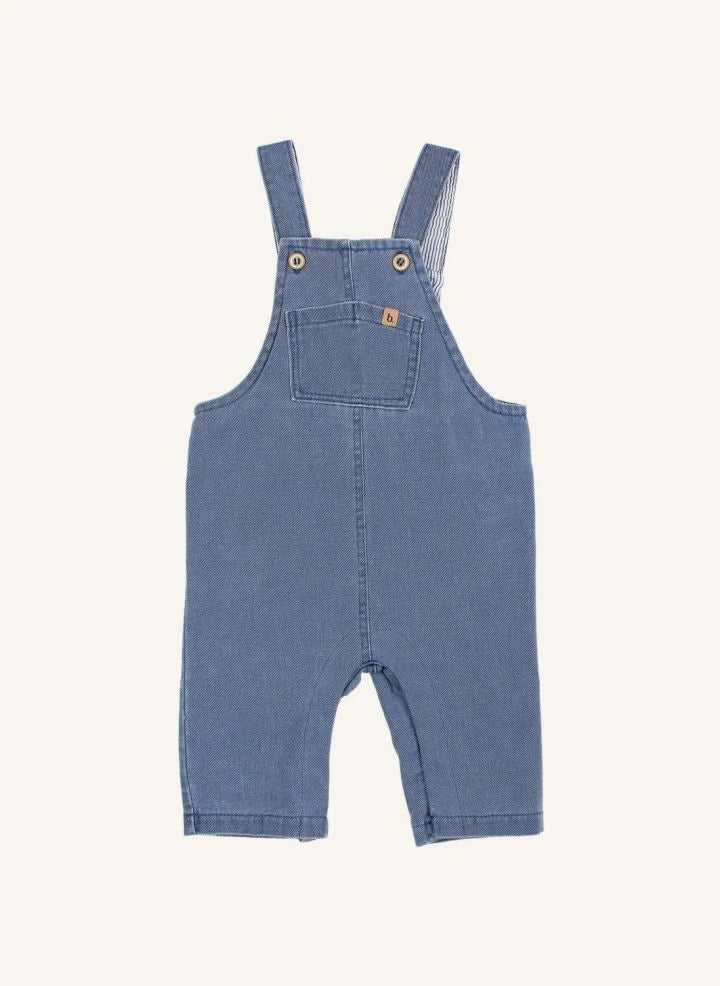 Búho - Baby Denim Overalls | Denim Blue