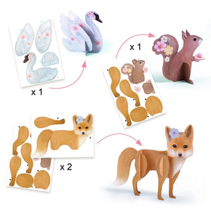 Djeco - Creative Activity Kit - Fluffy Box