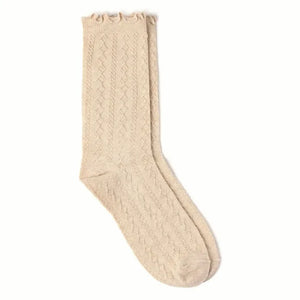 Cozmo - Ruffled socks | Cream