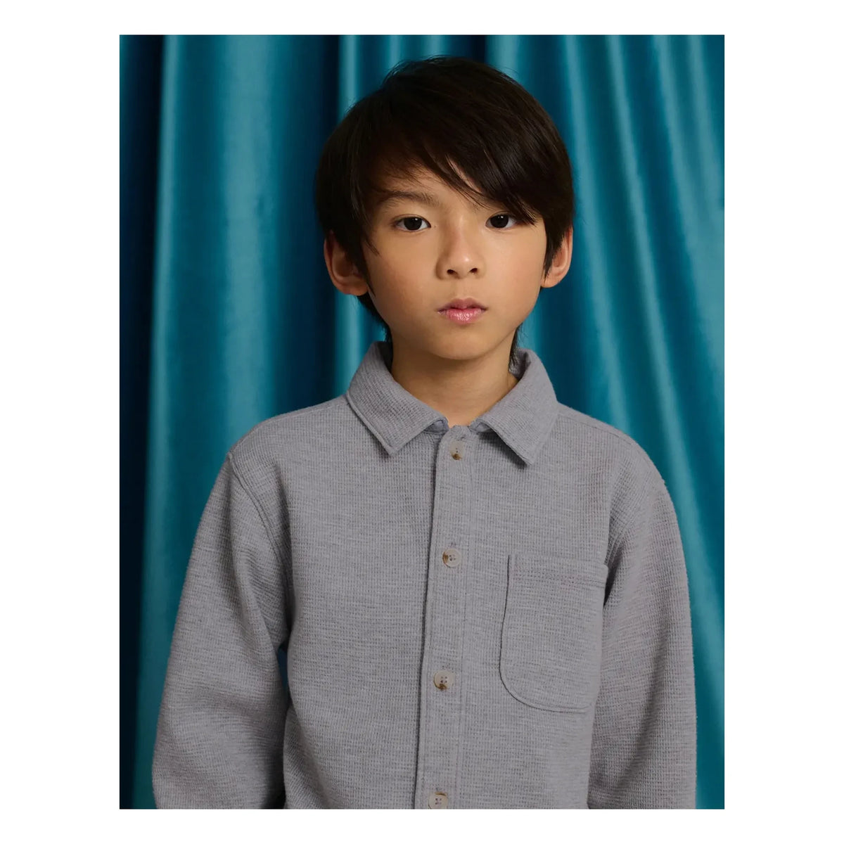 Gingersnaps - Alessandro Textured Shirt | Grey