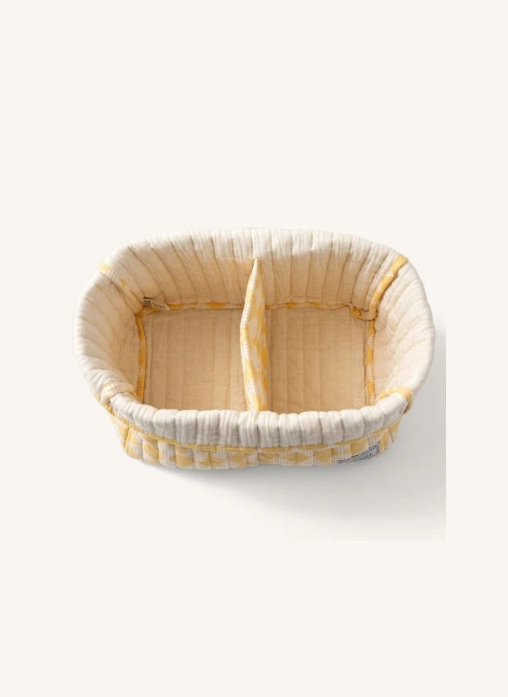 Editions Aimable - Paul rectangular storage basket | Harlequin Poplin