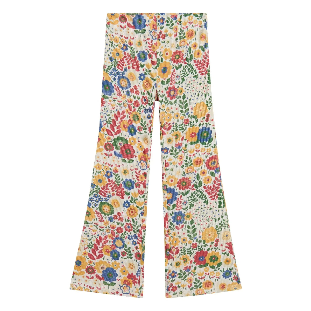 Stella McCartney Kids - Floral Patterned Wide-Leg Leggings | Ivory