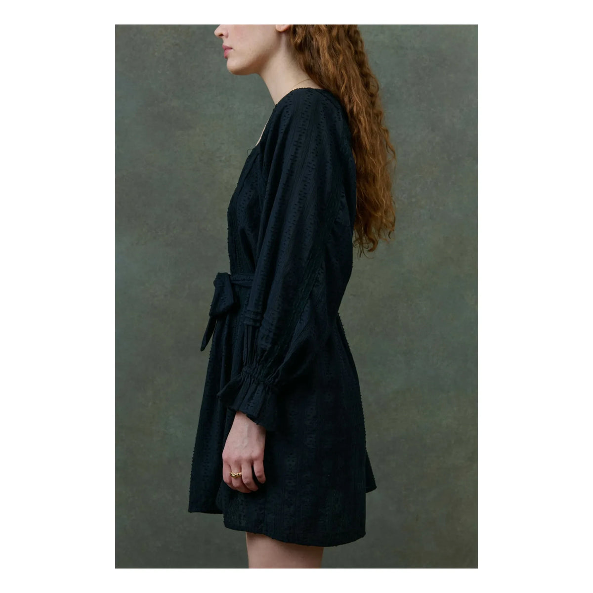 Louise Misha - Lauren organic cotton dress - Women's collection | Black