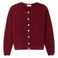 American Vintage - Vitow Alpaca Cardigan | Cherry Wood